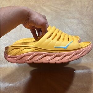 Women's Hoka Recovery Slide Sandals.